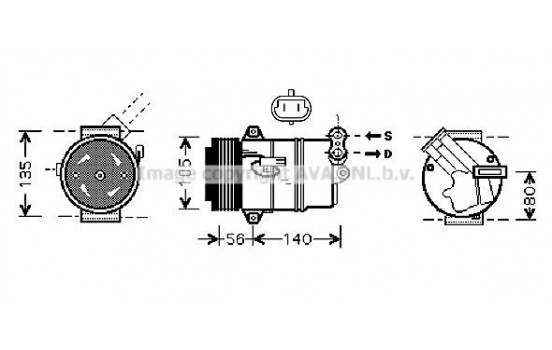 Compressor, air conditioning