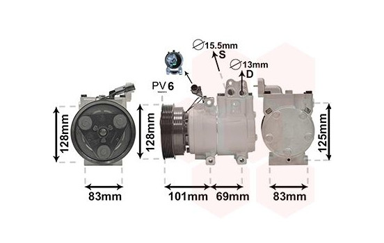 Compressor, air conditioning