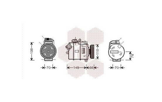 Compressor, air conditioning, Image 2