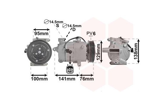 Compressor, air conditioning, Image 2