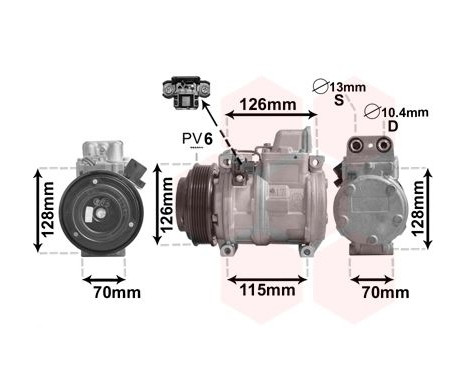 Compressor, air conditioning