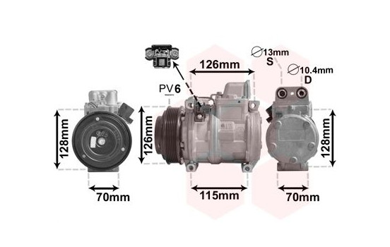 Compressor, air conditioning