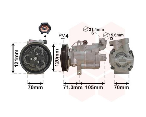 Compressor, air conditioning