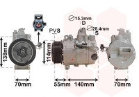 Compressor, air conditioning