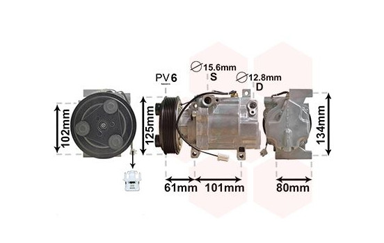 Compressor, air conditioning