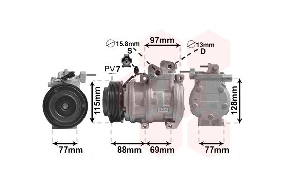 Compressor, air conditioning