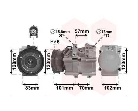 Compressor, air conditioning