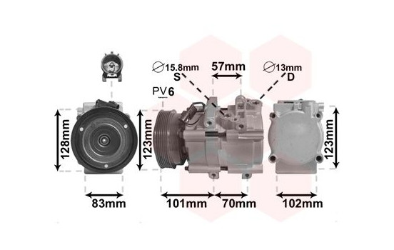 Compressor, air conditioning