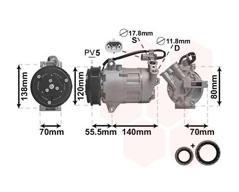 Compressor, air conditioning, Image 2