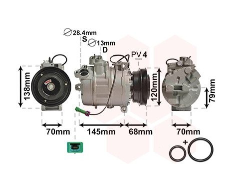 Compressor, air conditioning