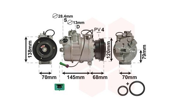 Compressor, air conditioning