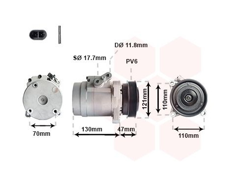 Compressor, air conditioning