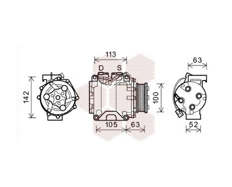 Compressor, air conditioning