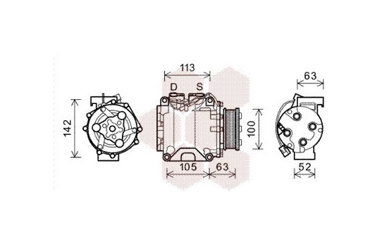 Compressor, air conditioning
