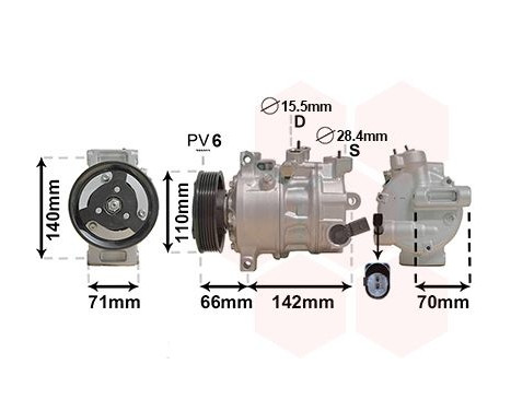 Compressor, air conditioning