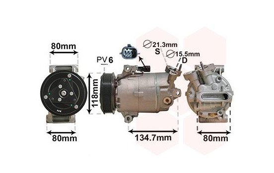 Compressor, air conditioning