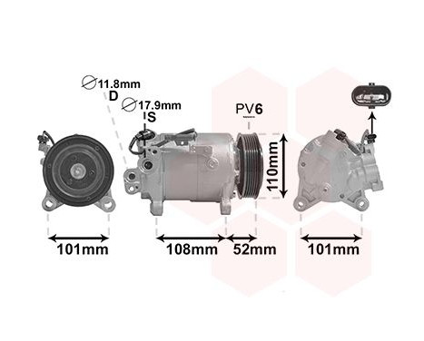 Compressor, air conditioning