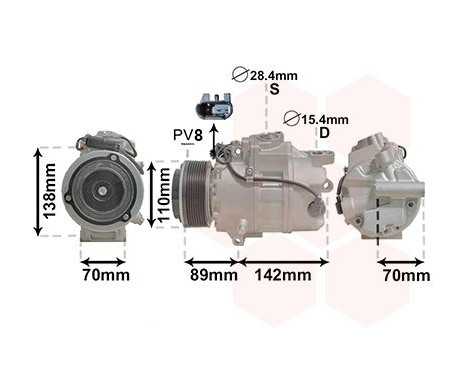 Compressor, air conditioning