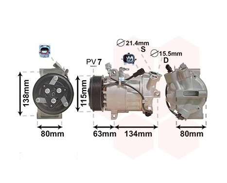 Compressor, air conditioning