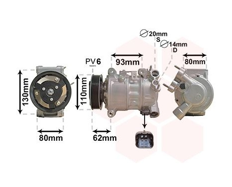 Compressor, air conditioning