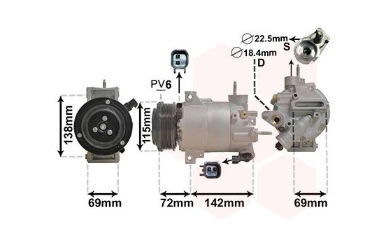 Compressor, air conditioning