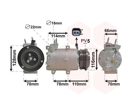 Compressor, air conditioning