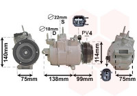 Compressor, air conditioning