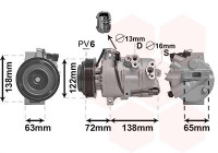 Compressor, air conditioning