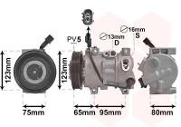 Compressor, air conditioning