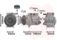 Compressor, air conditioning