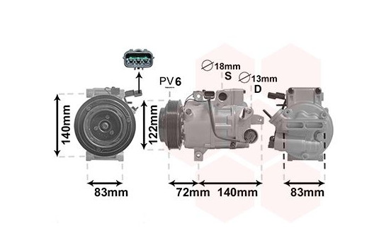 Compressor, air conditioning