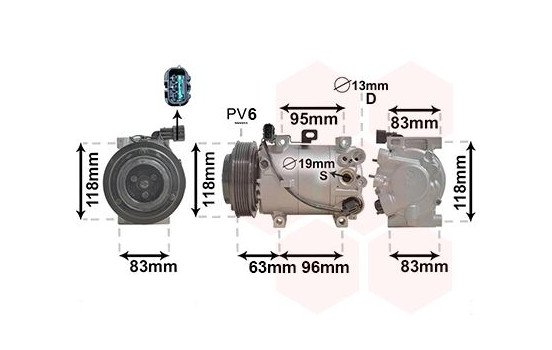 Compressor, air conditioning