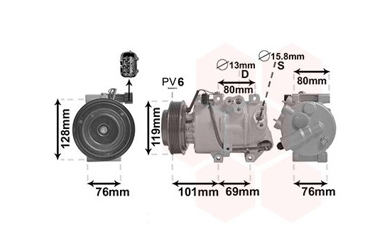 Compressor, air conditioning