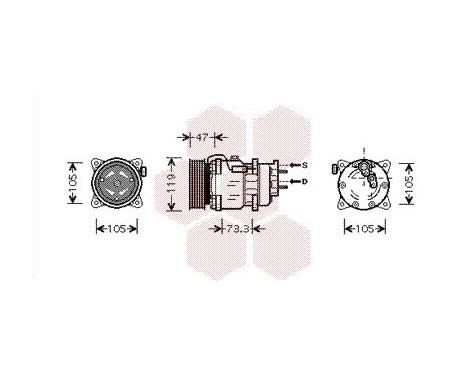 Compressor, air conditioning, Image 2