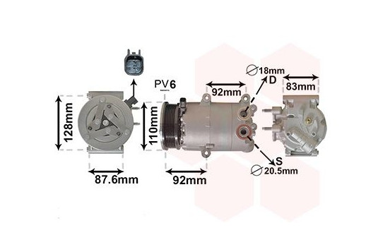 Compressor, air conditioning