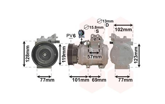 Compressor, air conditioning