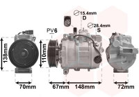 Compressor, air conditioning