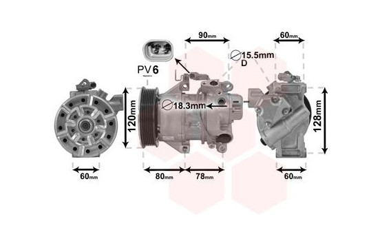 Compressor, air conditioning
