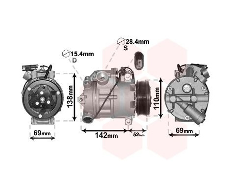 Compressor, air conditioning