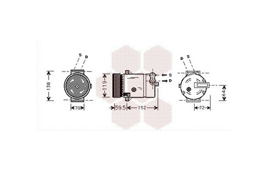 Compressor, air conditioning, Image 2