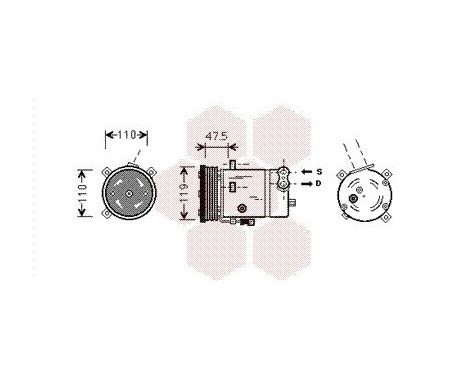 Compressor, air conditioning, Image 2