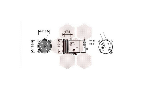 Compressor, air conditioning, Image 2