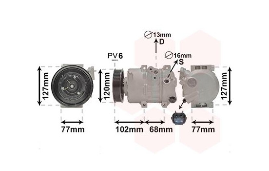 Compressor, air conditioning