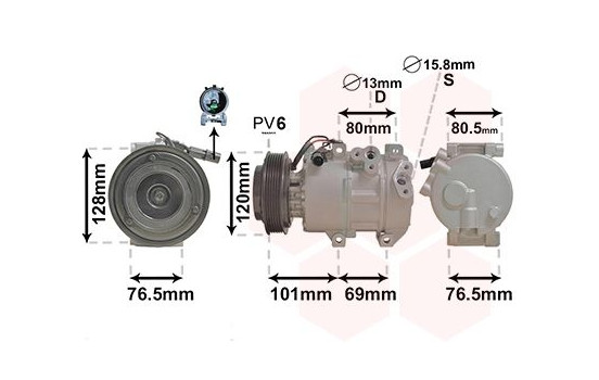Compressor, air conditioning