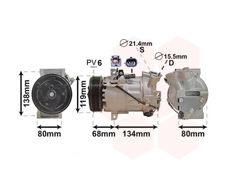 Compressor, air conditioning
