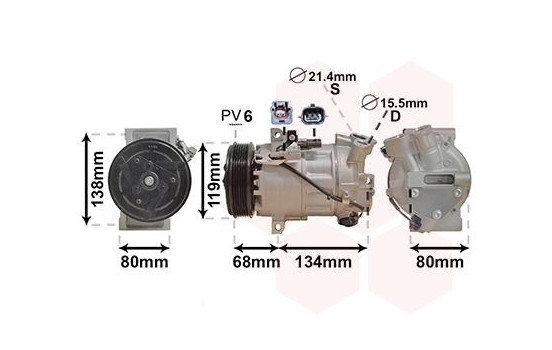 Compressor, air conditioning