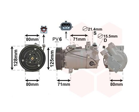 Compressor, air conditioning