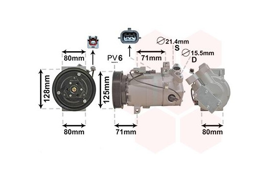 Compressor, air conditioning