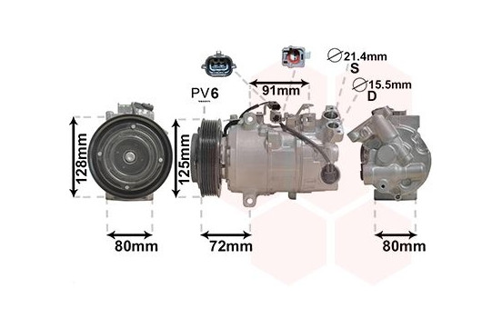 Compressor, air conditioning