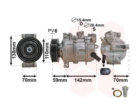 Compressor, air conditioning